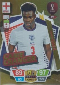 Adrenalyn World Cup 2022 - 411 - Bukayo Saka (England) - Game Changer