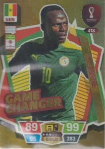 Adrenalyn World Cup 2022 - 418 - Sadio Mané (Senegal) - Game Changer