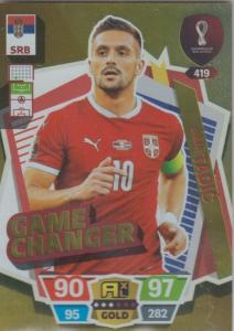 Adrenalyn World Cup 2022 - 419 - Dušan Tadić (Serbia) - Game Changer