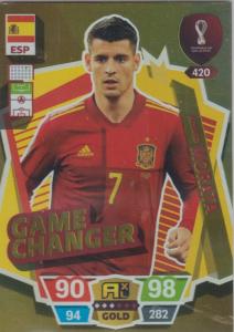 Adrenalyn World Cup 2022 - 420 - Alvaro Morata (Spain) - Game Changer