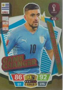 Adrenalyn World Cup 2022 - 422 - Giorgian de Arrascaeta (Uruguay) - Game Changer