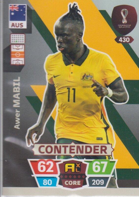 Adrenalyn World Cup 2022 - 430 - Awer Mabil (Australia) - Contenders