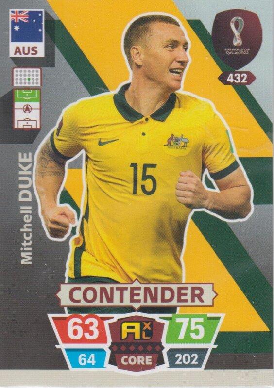 Adrenalyn World Cup 2022 - 432 - Mitchell Duke (Australia) - Contenders