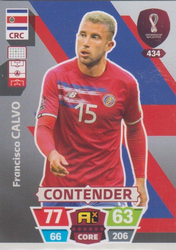 Adrenalyn World Cup 2022 - 434 - Francisco Calvo (Costa Rica) - Contenders