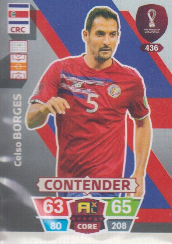Adrenalyn World Cup 2022 - 436 - Celso Borges (Costa Rica) - Contenders