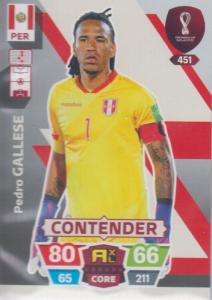 Adrenalyn World Cup 2022 - 451 - Pedro Gallese (Peru) - Contenders