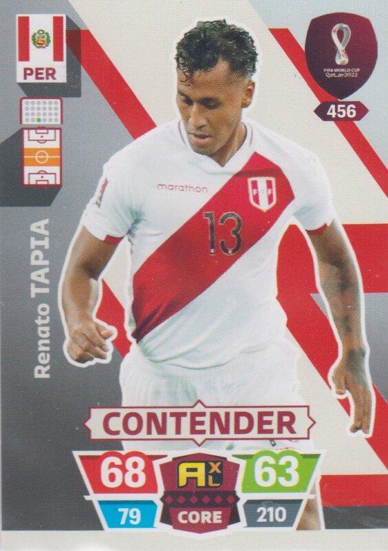 Adrenalyn World Cup 2022 - 456 - Renato Tapia (Peru) - Contenders