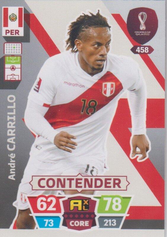 Adrenalyn World Cup 2022 - 458 - André Carrillo (Peru) - Contenders