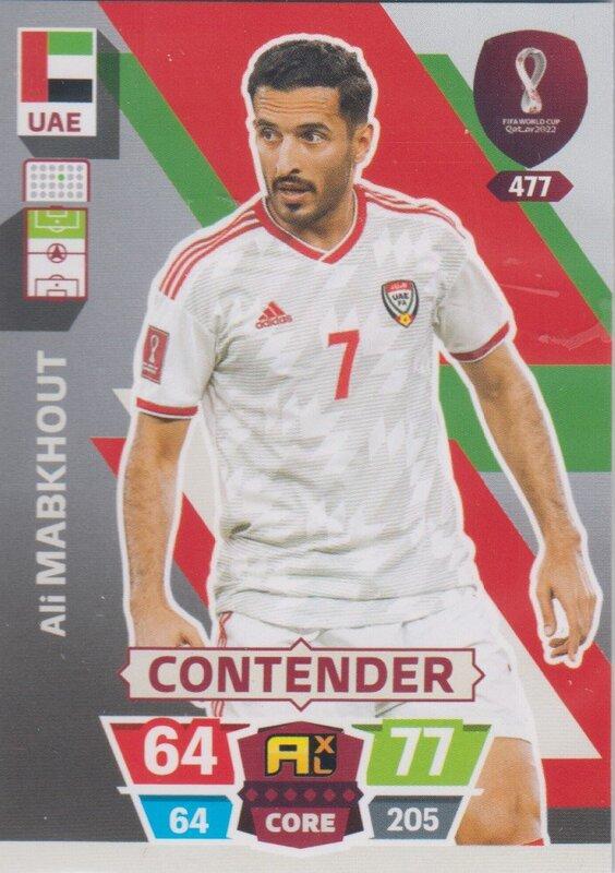 Adrenalyn World Cup 2022 - 477 - Ali Mabkhout (United Arab Emirates) - Contenders