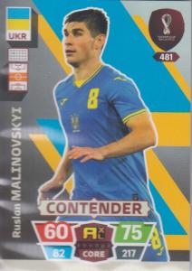 Adrenalyn World Cup 2022 - 481 - Ruslan Malinovskyi (Ukraine) - Contenders