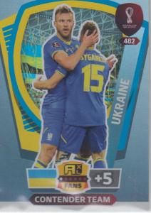 Adrenalyn World Cup 2022 - 482 - Contender Team (Ukraine) - Contenders