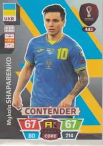 Adrenalyn World Cup 2022 - 483 - Mykola Shaparenko (Ukraine) - Contenders