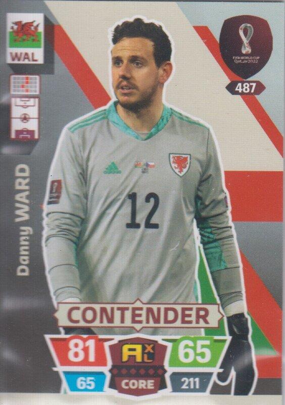 Adrenalyn World Cup 2022 - 487 - Danny Ward (Wales) - Contenders