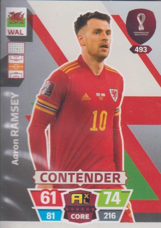 Adrenalyn World Cup 2022 - 493 - Aaron Ramsey (Wales) - Contenders