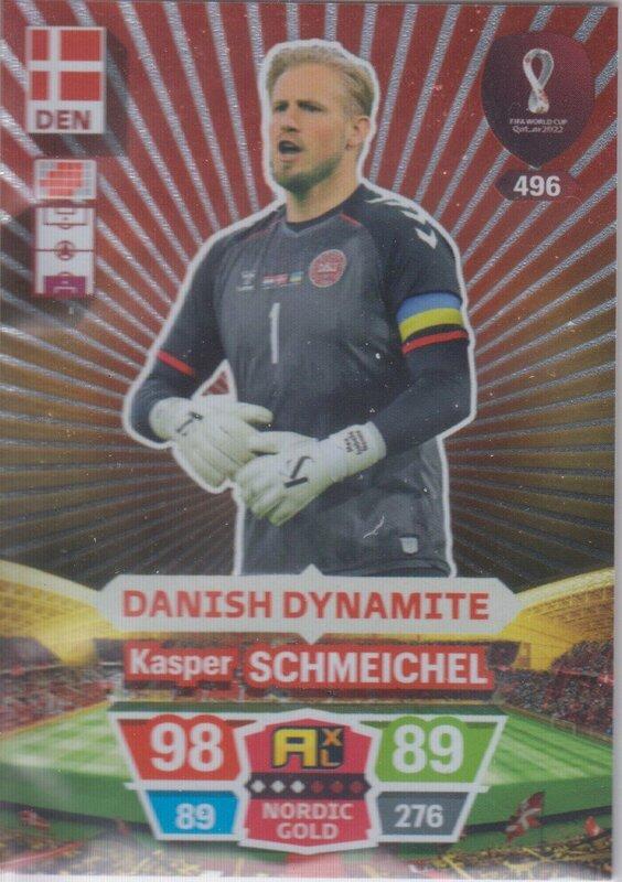 Adrenalyn World Cup 2022 - 496 - Kasper Schmeichel (Denmark) - Danish Dynamite