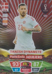 Adrenalyn World Cup 2022 - 502 - Pierre Emile Hojberg (Denmark) - Danish Dynamite