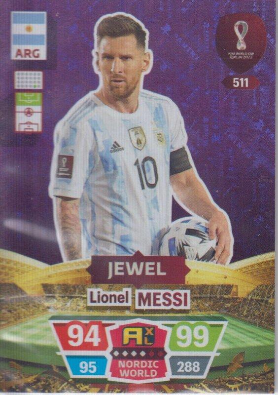 Adrenalyn World Cup 2022 - 511 - Lionel Messi (Argentina) - Jewel