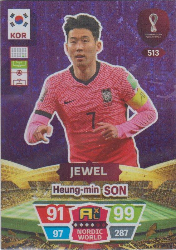 Adrenalyn World Cup 2022 - 513 - Heung-min Son (South Korea) - Jewel
