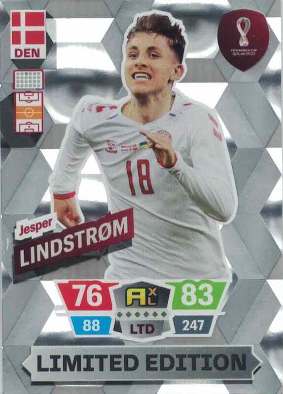 Adrenalyn World Cup 2022 - Jesper Lindstrom / Jesper Lindstrøm - Limited Edition