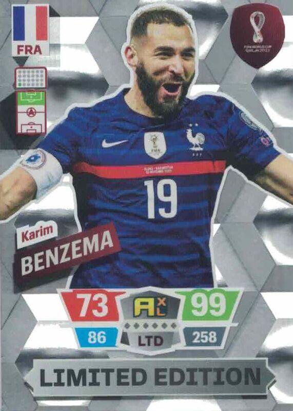 Adrenalyn World Cup 2022 - Karim Benzema - Limited Edition