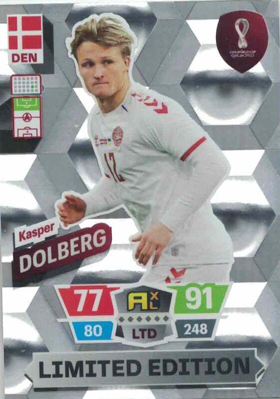 Adrenalyn World Cup 2022 - Kasper Dolberg - Limited Edition