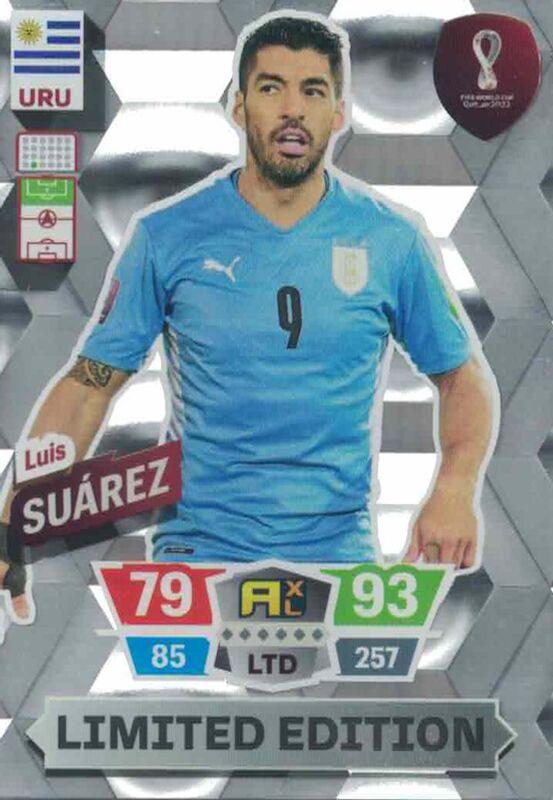 Adrenalyn World Cup 2022 - Luiz Suárez / Luis Suarez - Limited Edition