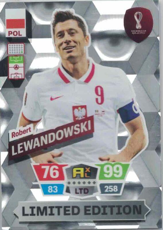 Adrenalyn World Cup 2022 - Robert Lewandowski - Limited Edition