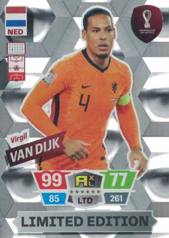 Adrenalyn World Cup 2022 - Virgil Van Dijk - Limited Edition