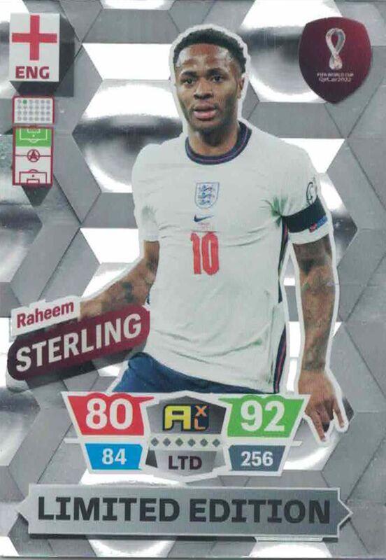Adrenalyn World Cup 2022 - Raheem Sterling - Limited Edition