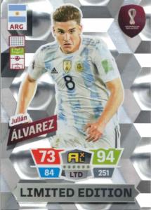 Adrenalyn World Cup 2022 - Julian Alvarez / Julián Álvarez - Limited Edition