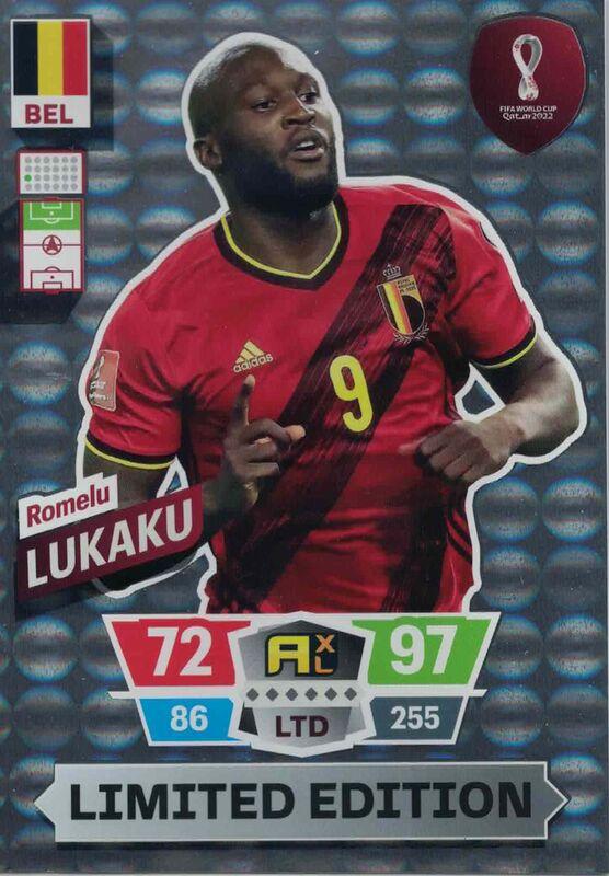 XXL Adrenalyn World Cup 2022 - Romelu Lukaku - Limited Edition - XXL [Large card]