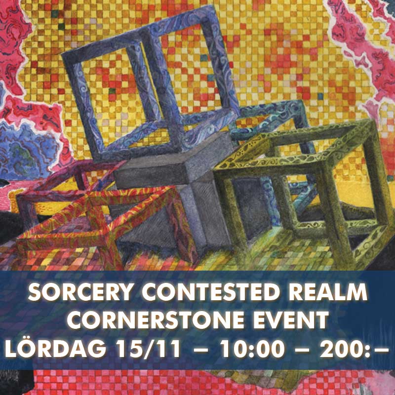 Sorcery - Cornerstone Event i KARLSTAD Saturday 15th November (Östra torggatan 2, 652 24)