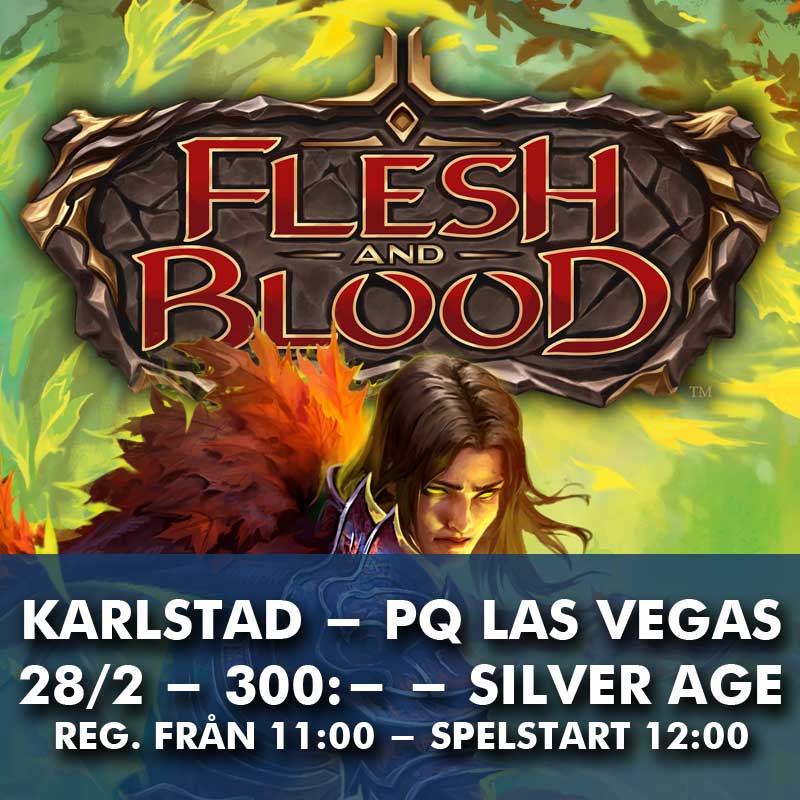 Coolcard Karlstad - Flesh and Blood Pro Quest Las Vegas - Lördag 28 Februari kl 11:00 (Östra Torggatan 2, 65224)