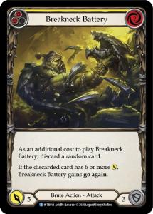 WTR012 - Breakneck Battery (Yellow) - Rare - Rainbow Foil