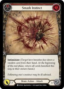 WTR026 - Smash Instinct (Red) - Common - Rainbow Foil
