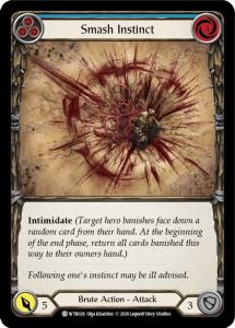 WTR028 - Smash Instinct (Blue) - Common - Rainbow Foil