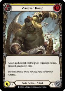 WTR030 - Wrecker Romp (Yellow) - Common - Rainbow Foil
