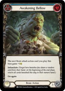 WTR034 - Awakening Bellow (Blue) - Common - Rainbow Foil