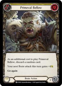WTR036 - Primeval Bellow (Yellow) - Common - Rainbow Foil