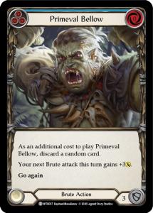 WTR037 - Primeval Bellow (Blue) - Common - Rainbow Foil