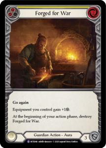 WTR046 - Forged for War - Super Rare - Rainbow Foil