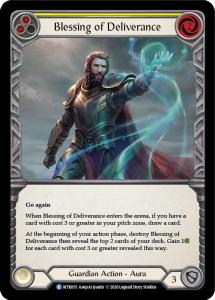 WTR055 - Blessing of Deliverance (Yellow) - Rare - Rainbow Foil