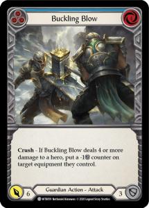WTR059 - Buckling Blow (Blue) - Common - Rainbow Foil
