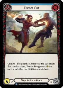 WTR088 - Fluster Fist (Blue) - Rare - Rainbow Foil