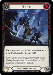 WTR092 - Flic Flak (Red) - Rare - Rainbow Foil