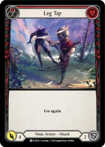WTR101 - Leg Tap (Red) - Common - Rainbow Foil