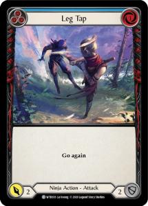WTR103 - Leg Tap (Blue) - Common - Rainbow Foil
