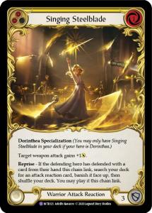 WTR121 - Singing Steelblade - Super Rare - Rainbow Foil