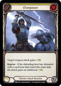 WTR124 - Overpower (Yellow) - Rare - Rainbow Foil
