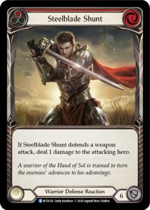 WTR126 - Steelblade Shunt (Red) - Rare - Rainbow Foil